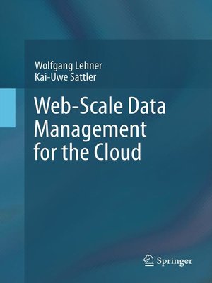 cover image of Web-Scale Data Management for the Cloud